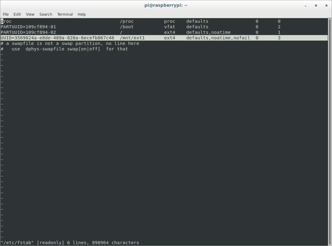fstab